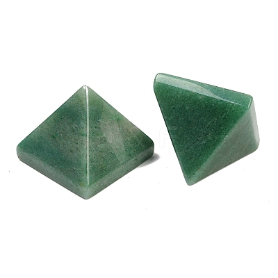 Natural Green Aventurine Orgonite Pyramid Display Decorations G-C186-08E-1
