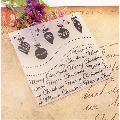 Plastic Fondant Stencil DIY-WH0221-04A-1