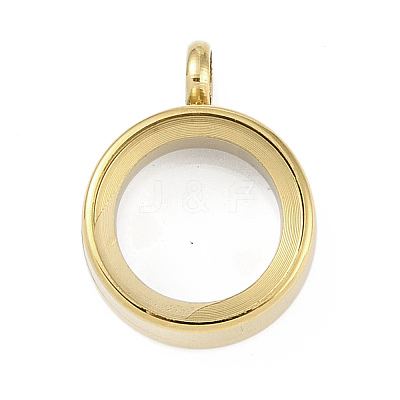 Ion Plating(IP) 304 Stainless Stee Locket Pendants STAS-S132-16G-01-1