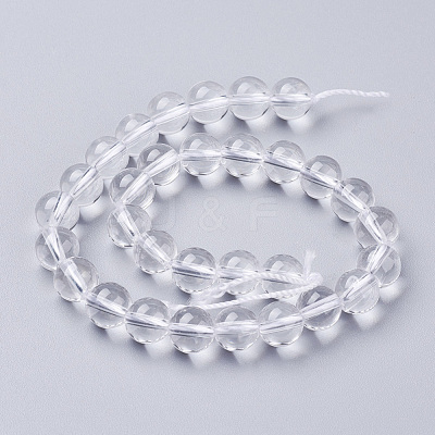Natural Quartz Crystal Beads Strands X-G-C175-6mm-2-1