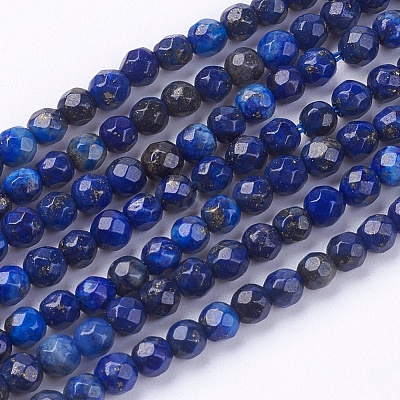 Natural Lapis Lazuli Beads Strands X-G-K020-3mm-23-1