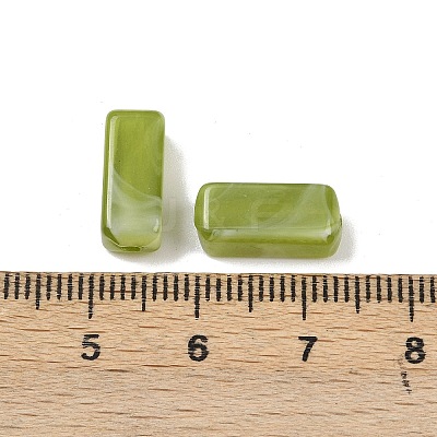 Opaque Acrylic Beads MACR-C037-02A-1