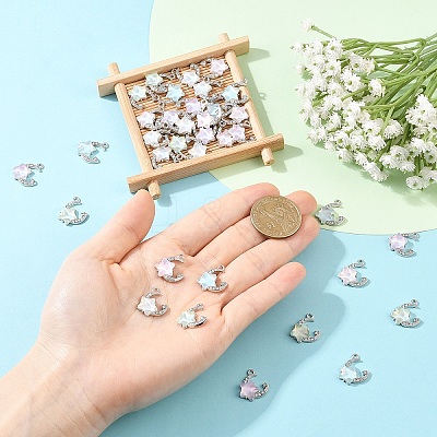 15Pcs Alloy Pendants FIND-YW0017-90A-1