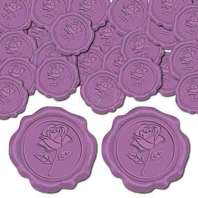 25Pcs Adhesive Wax Seal Stickers DIY-CP0009-11B-09-1