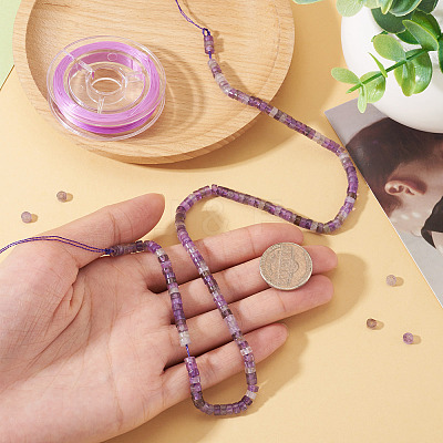 1 Strand Natural Amethyst Beads Strands G-TA0002-98-1