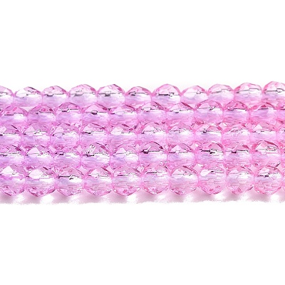 Transparent Gradient Color Glass Beads Strands GLAA-G101-2mm-15-1