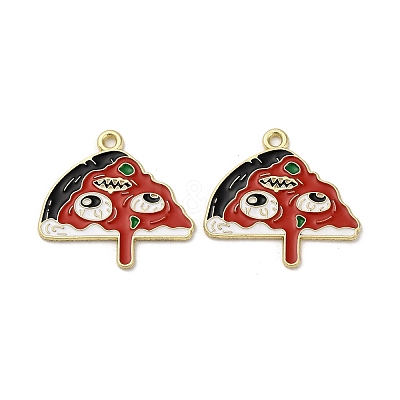 Halloween Alloy Enamel Pendants STAS-I354-01G-H-1