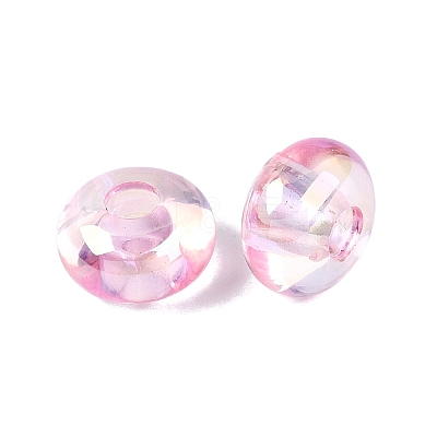 Transparent Acrylic European Beads OACR-E033-20E-1