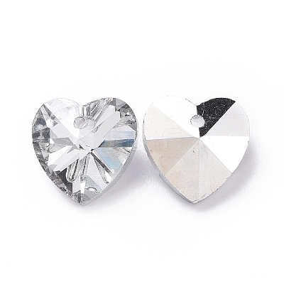 Romantic Valentines Ideas Glass Charms LS-G030V14mm-32-1