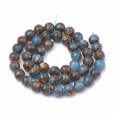 Natural Chalcedony Beads Strands LS-X-G-S333-10mm-014C-1
