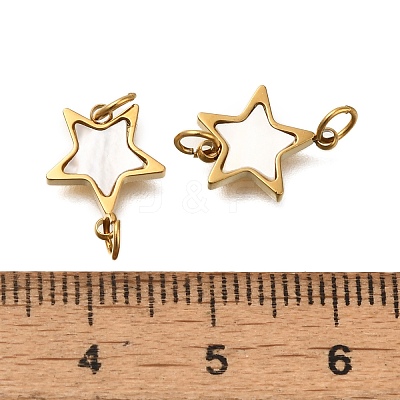 Ion Plating(IP) 304 Stainless Steel Connector Charms STAS-Q335-03G-1