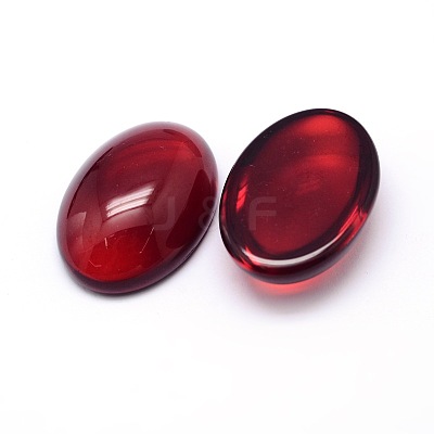 K9 Glass Cabochons Oval Flat Back Cabochons GGLA-L002D-M-1