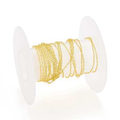 Brass Cable Chains CHC-D030-14G-RS-1