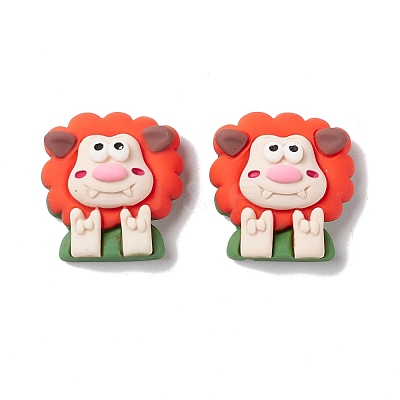 Opaque Resin Cabochons RESI-G036-A05-1
