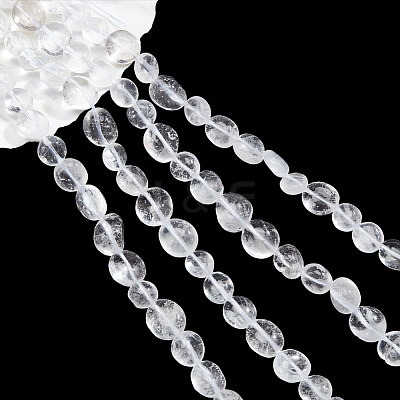 2 Strands Natural Quartz Crystal Beads Strands G-NB0004-28-1