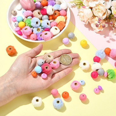 DIY Round Beads Finding Kits DIY-YW0017-88-1