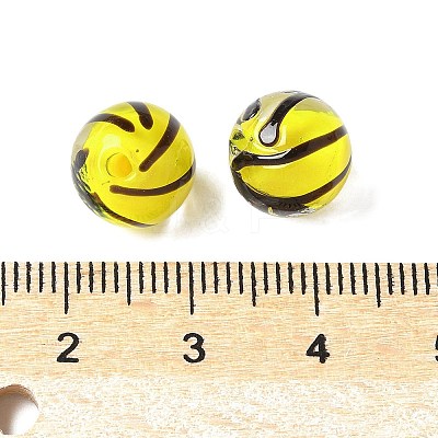Handmade Transparent Lampwork Beads BLOW-D300-08E-1