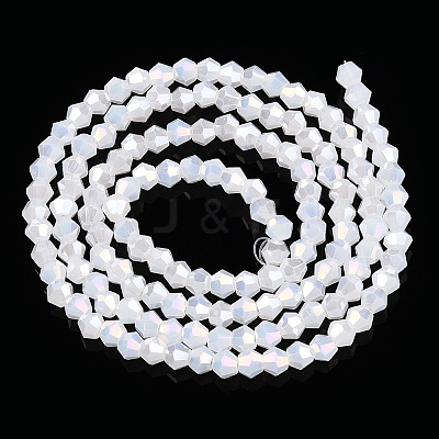 Imitation Jade Electroplate Glass Beads Strands LS-EGLA-A039-J2mm-B06-1