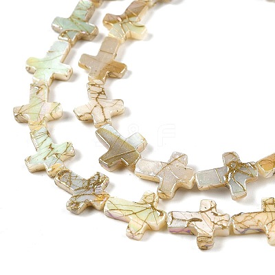 Drawbench Style Natural Freshwater Shell Beads Strands X1-BSHE-G036-01-1