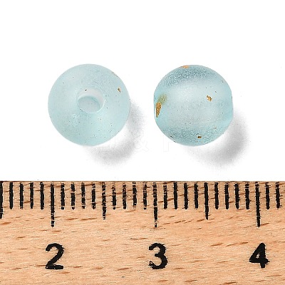 Frosted Transparent Acrylic Beads OACR-F013-13G-1