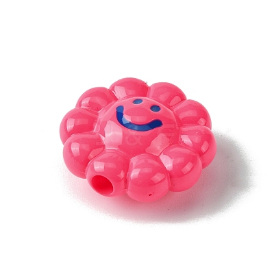 Dopamine Style Opaque Acrylic Beads SACR-Z002-01I-1