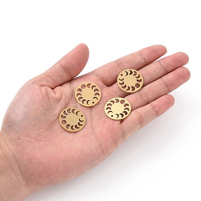 201 Stainless Steel Pendants STAS-S105-LA276-1