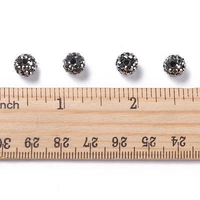Pave Disco Ball Beads RB-A140-8mm-5-1