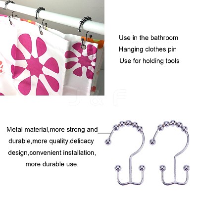 Stainless Steel Window Curtain Hook STAS-PH0017-02P-1