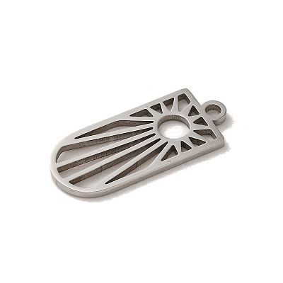 Non-Tarnish 201 Stainless Steel Pendants STAS-E211-08P-1