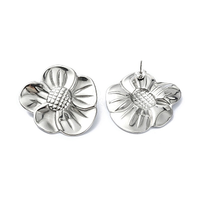 Non-Tarnish 304 Stainless Steel Stud Earrings STAS-L024-004P-01-1