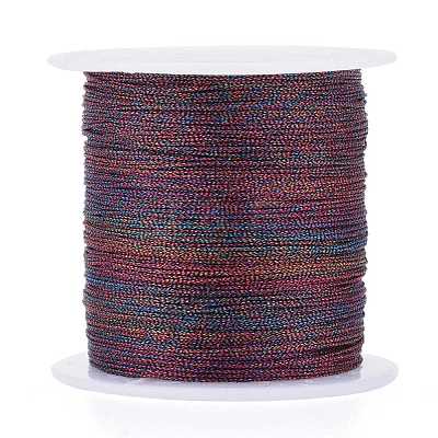 Polyester Braided Metallic Thread OCOR-I007-B-25-1