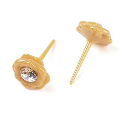 Hypoallergenic Bioceramics Zirconia Ceramic Stud Earrings EJEW-C111-10E-1