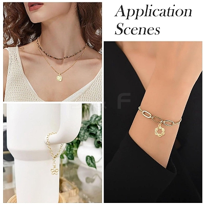 10Pcs 10 Styles Brass Pendants KK-YW0004-40-1