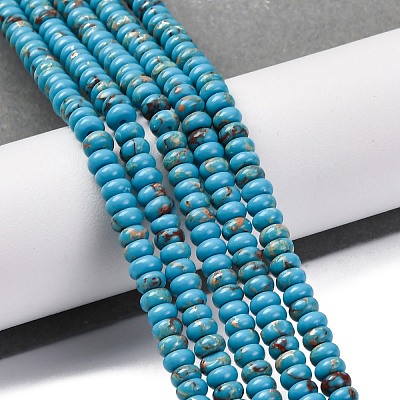 Synthetic Imperial Jasper Dyed Beads Strands G-K343-C39-04-1