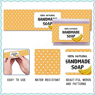 100Pcs 10 Style Rectangle Soap Paper Tag DIY-WH20027-008-1