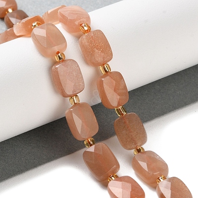 Natural Sunstone Beads Strands G-H061-A02-01-1