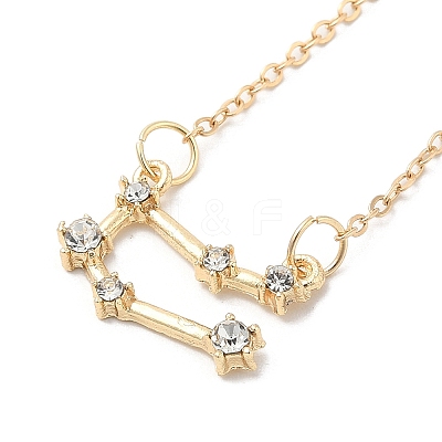 3Pcs Alloy Rhinestones Anklets AJEW-S083-01G-06-1