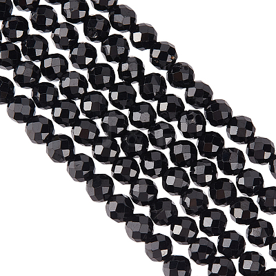 2 Strands Natural Black Spinel Beads Strands G-OC0005-44-1