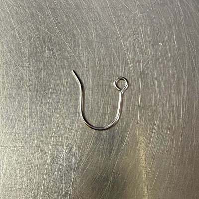 316 Surgical Stainless Steel Hoop Earring Findings STAS-H240-59P-1