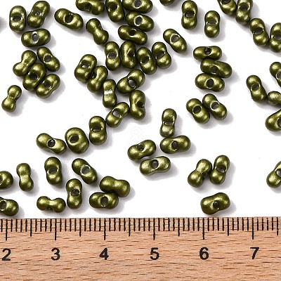 Baking Paint Glass Seed Beads SEED-L011-12A-02-1