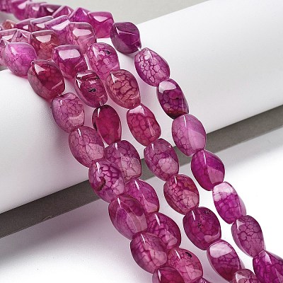 Natural Dragon Veins Agate Beads Strands G-G172-01S-1