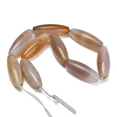 Natural Agate Beads Strands G-L654-G20-01A-1