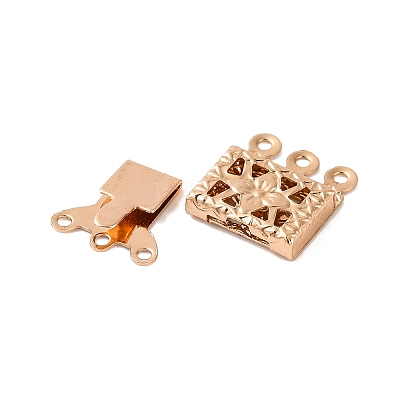 Brass Box Clasps KK-XCP0001-75KCG-1