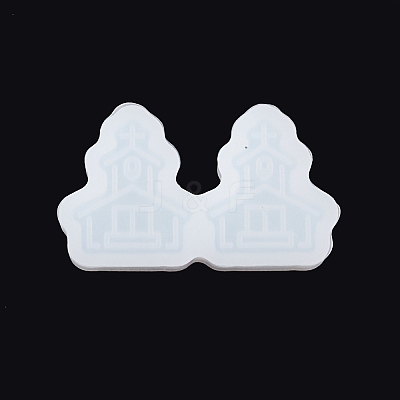 Easter Theme Ear Stud Ornament Silicone Molds DIY-J009-01F-1