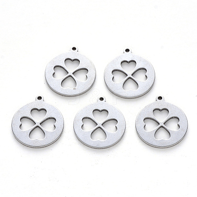 Non-Tarnish 201 Stainless Steel Pendants X-STAS-N092-12-1