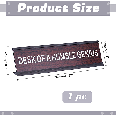 1Pc Aluminum Alloy Table Sign Holders AJEW-ME0001-80-1