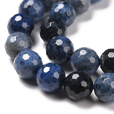 Natural Dumortierite Beads Strands G-E571-06B-1