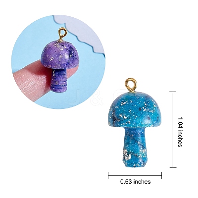 7Pcs 7 Colors Natural Quartz Pendants G-SZ0002-21-1