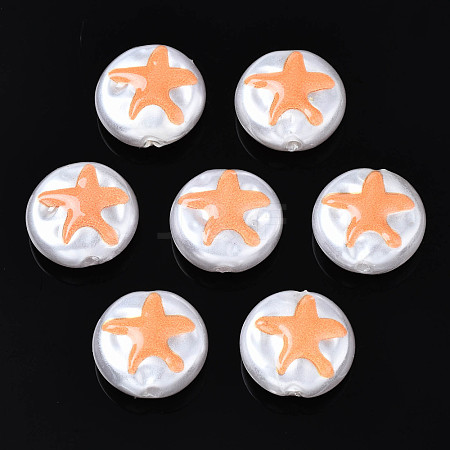 3D Printed ABS Plastic Imitation Pearl Beads KY-S168-014-1