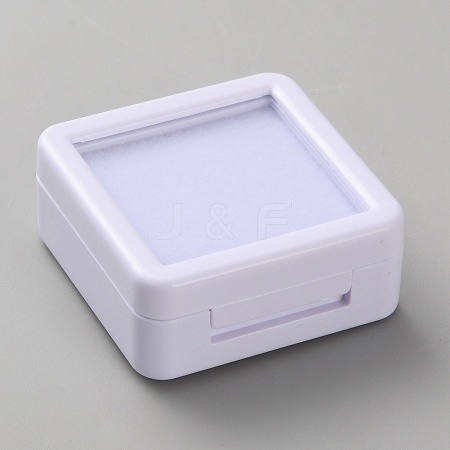 Plastic Jewelry Box ODIS-WH0043-131B-1